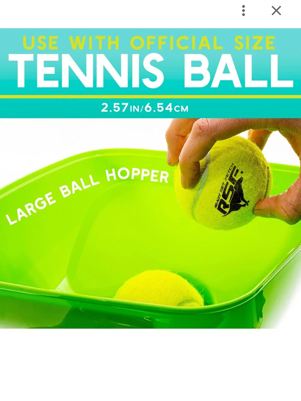Automatic Tennis Ball Launcher - Lime Green/Gray